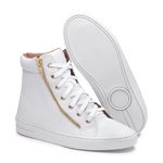 Tênis Sneaker Fitness Feminino Vegano Branco Tenihi