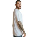 Kit 2 Camisetas Oversized 100% Algodão - Preto + Branco 