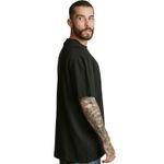 Kit 2 Camisetas Oversized 100% Algodão - Preto + Branco 