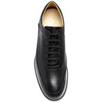 Sapato Casual Ettore, Malaga - Couro Preto.