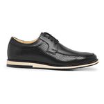 Sapato Casual Ettore, Taranto - Couro Preto