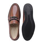 Sapato Casual Ettore, Carrara - Couro Caramelo