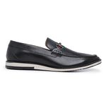 Sapato Casual Ettore, Carrara - Couro Preto
