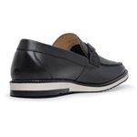 Sapato Casual Ettore, Carrara - Couro Preto