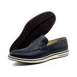 Sapato Casual Ettore, Perúgia- Couro Azul