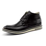Sapato Casual Ettore, Catânia - Couro Preto
