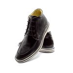 Sapato Casual Ettore, Catânia - Couro Preto