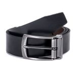 Cinto Dupla Face Ettore, 100% - Couro Preto