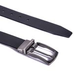 Cinto Dupla Face Ettore, 100% - Couro Preto