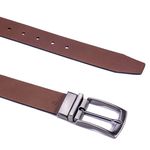 Cinto Dupla Face Ettore, 100% - Couro Caramelo