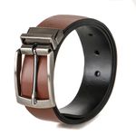 Cinto Dupla Face Ettore, 100% - Couro Caramelo