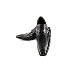 Sapato Confort Ettore, Parma - Couro Preto Verniz.