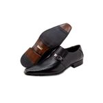 Sapato Confort Ettore, Parma - Couro Preto.