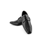 Sapato Confort Ettore, Ravena - Couro Preto.