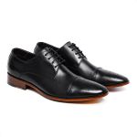 Sapato Social Ettore, Trajano - Vegetal Preto