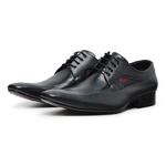 Sapato Social Ettore, Milão - Couro Preto.