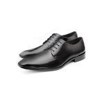 Sapato Social Ettore, Gênova - Couro Preto.