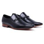 Sapato Casual Ettore, Livorno - Couro Preto