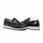 Sapato Casual Ettore, Reggiano - Couro Preto