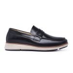 Sapato Casual Ettore, Reggiano - Couro Preto