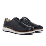 Sapato Casual Ettore, Udine - Couro Preto