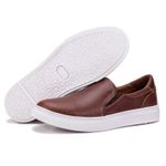 Slip On Couro Café M02