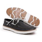 DOCKSIDER COURO PRETO