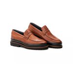 Sapato Loafer Confort Couro Castor 