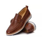 Sapato Loafer Casual Couro Castor 