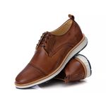 Sapato Derby Casual Couro Castor 