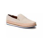 Slip On Super Leve Couro Floater Gelo 