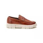 Slip On Confort Couro Castor 