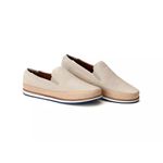 Slip On Super Leve Couro Floater Gelo 