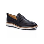 Sapato Loafer Casual Couro Preto 