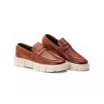 Slip On Confort Couro Castor 