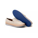 Slip On Super Leve Couro Floater Gelo 