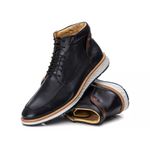 Bota Confort Couro Preto 