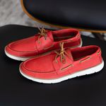 DOCKSIDER COURO VERMELHO