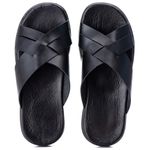 CHINELO COURO PRETO M008 