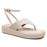 Sandália Papete Feminina Flatform Ana Burke Off White