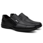 Sapato Slip-on Fivelado Stratos Preto