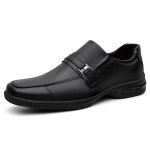 Sapato Slip-on Fivelado Stratos Preto