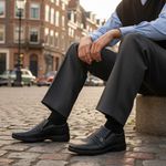 Sapato Slip-on Fivela Clássica Stratos Preto