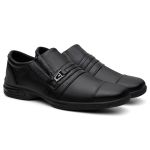 Sapato Slip-on Fivela Clássica Stratos Preto