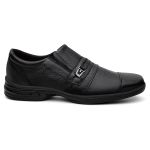 Sapato Slip-on Fivela Clássica Stratos Preto