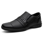 Sapato Slip-on Fivela Clássica Stratos Preto