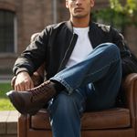 Bota Masculina Braver Couro Café