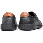 Sapatênis Casual Couro Urban Preto