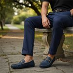 Mocassim Masculino Metro Blue Couro