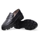 Mocassim Tratorado Gato Solado de Borracha 